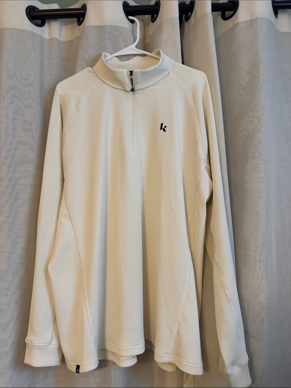 New Balance Cream Quarter-Zip Men’s Performance Pullover